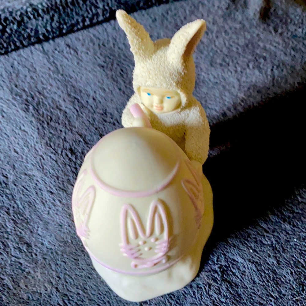 Snow bunnies 1996 “ i’ll color the Easter egg”